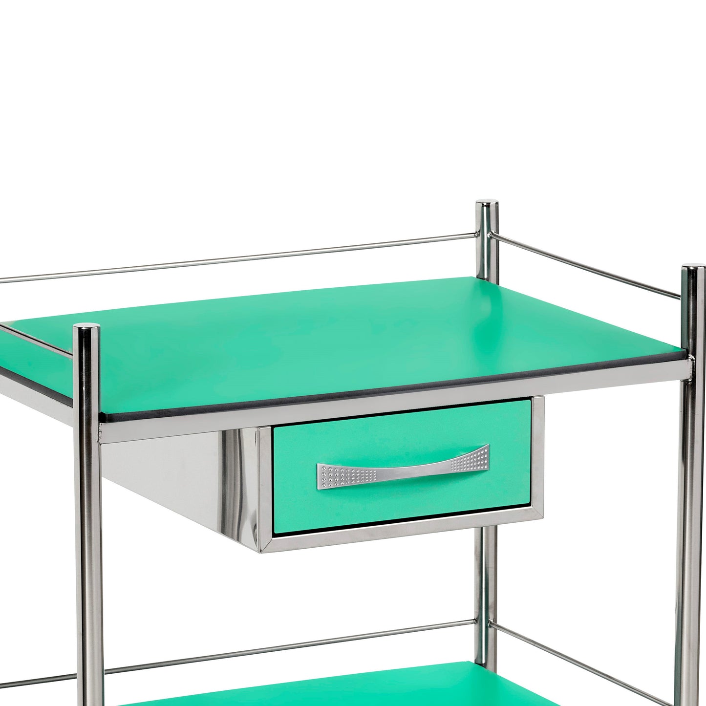 1/2 tiroir pour guéridons inox et inox/couleur