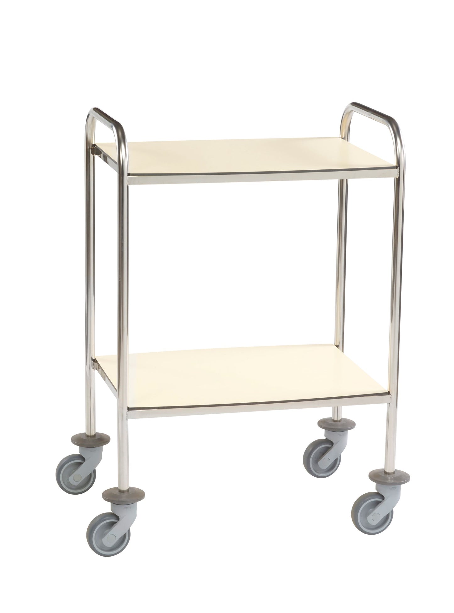 Guéridons inox couleur 2 plateaux