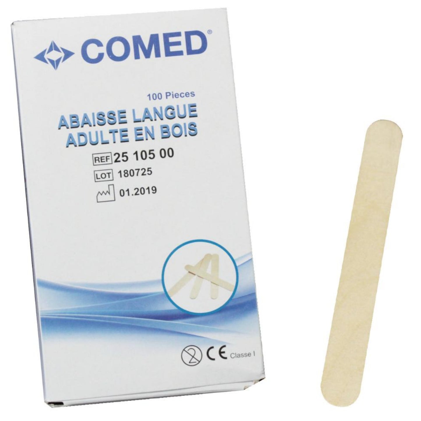 Abaisse langue adulte en bois