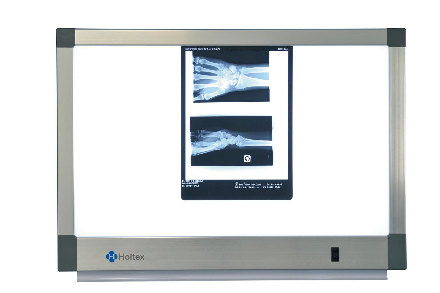 Négatoscope standard , 2 plages , 2x45W