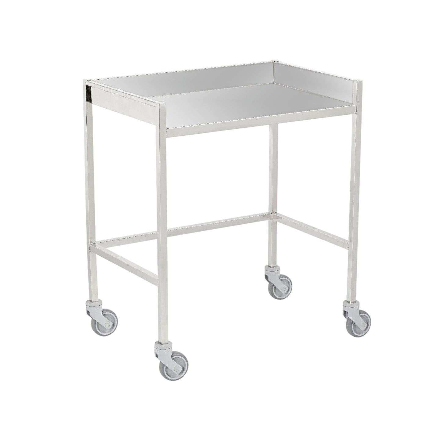 Table à instruments inox dosseret 3 côtés - 1 plateau