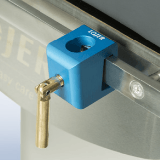 Clameau serrage rapide pour table d'opération