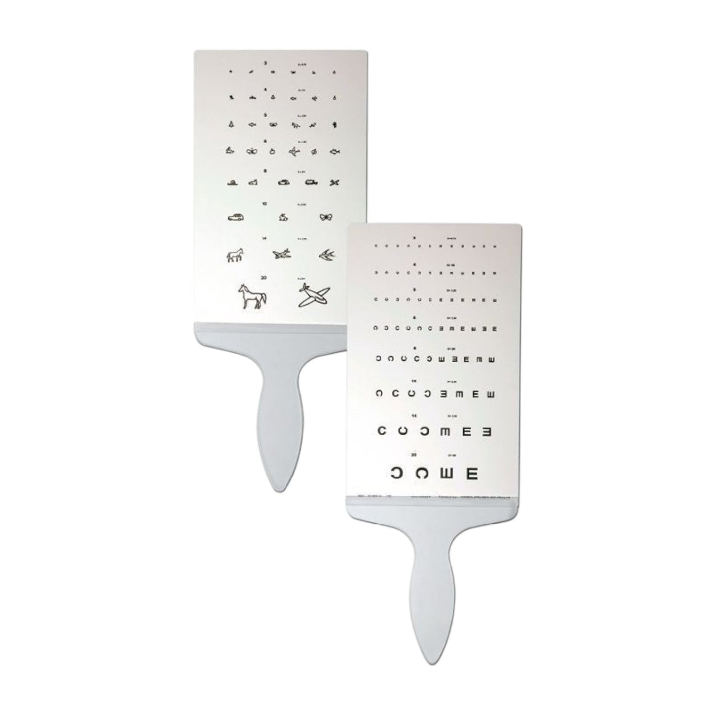 Echelle à main de Parinaud illettré