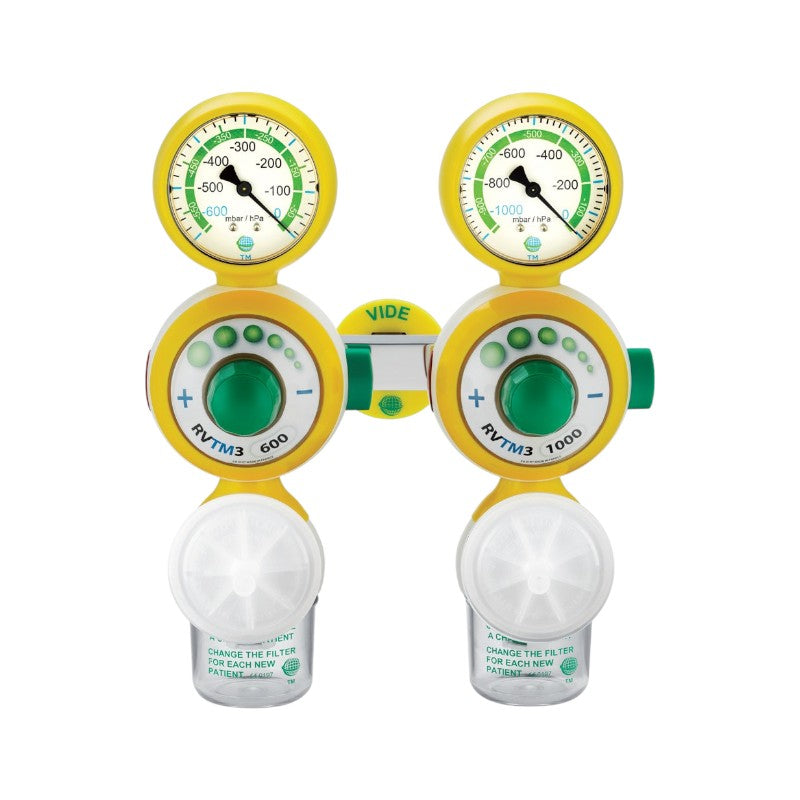 Régulateurs de vide avec embout direct AFNOR TM CHOC - DOUBLE