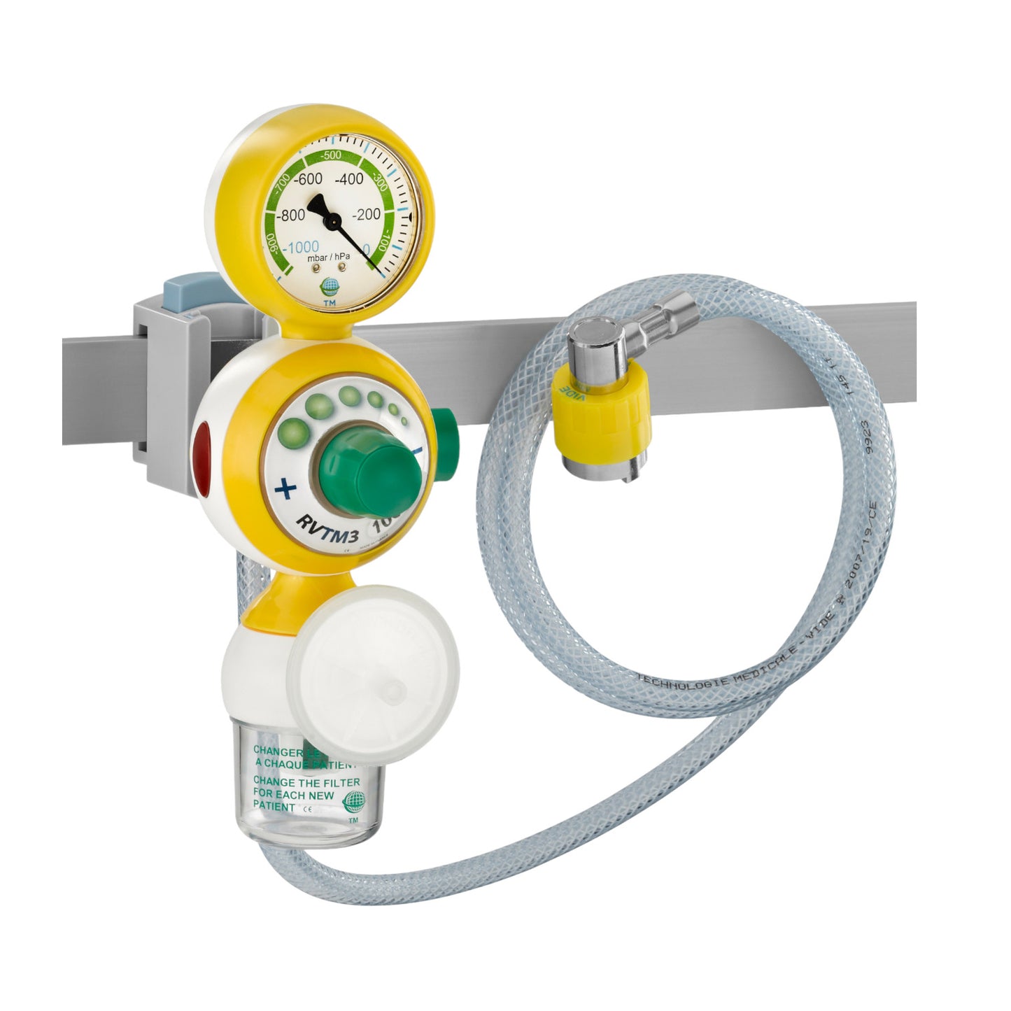 Régulateurs de vide avec montage au rail