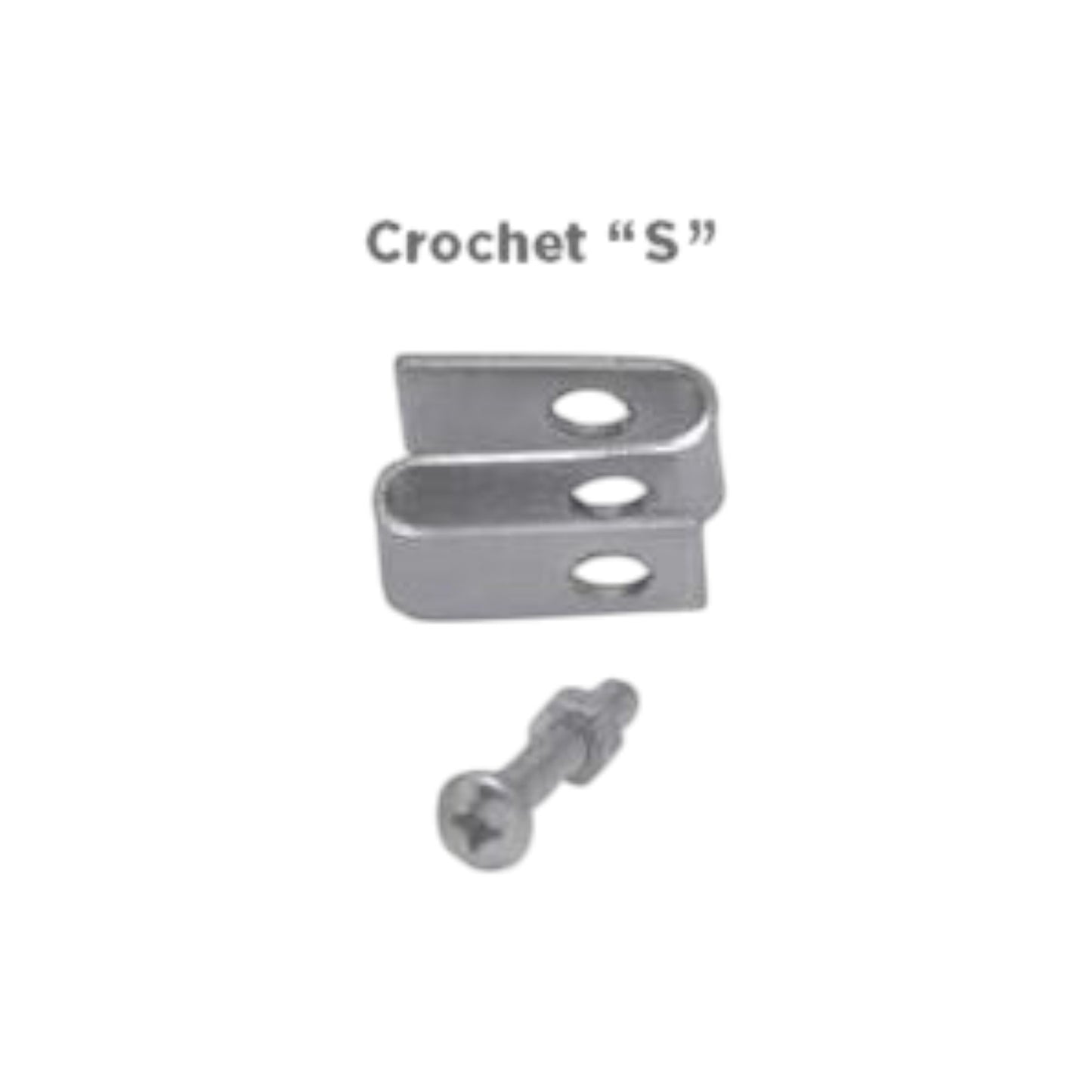 crochet S pour étagère médical