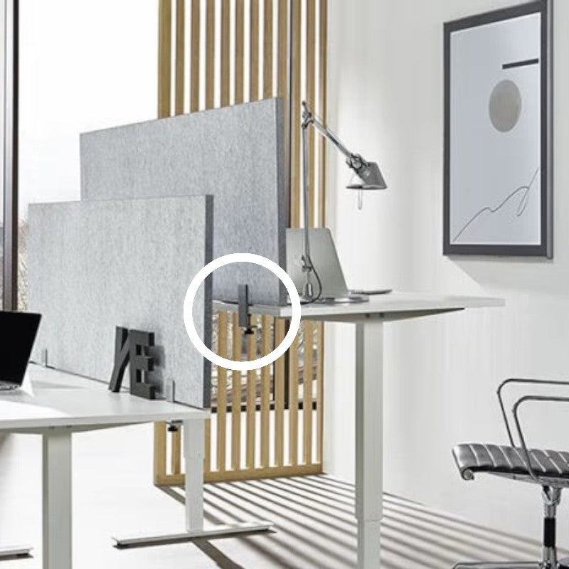 Etau de table (pour séparateurs de bureaux) - DIVI Smart