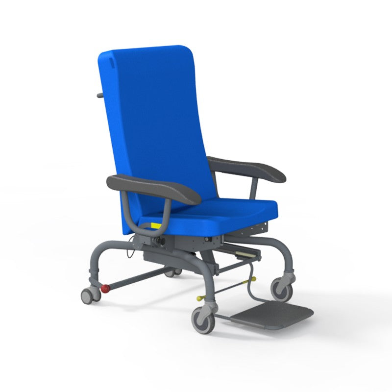 KYELLE-950 - Fauteuil de transfert, dossier inclinable et accoudoirs escamotables