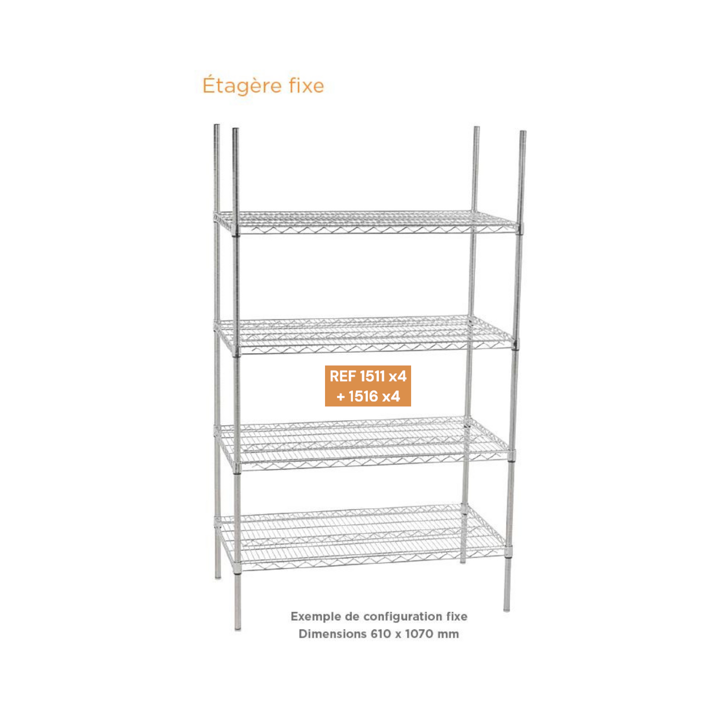 montants pour étagères médicales