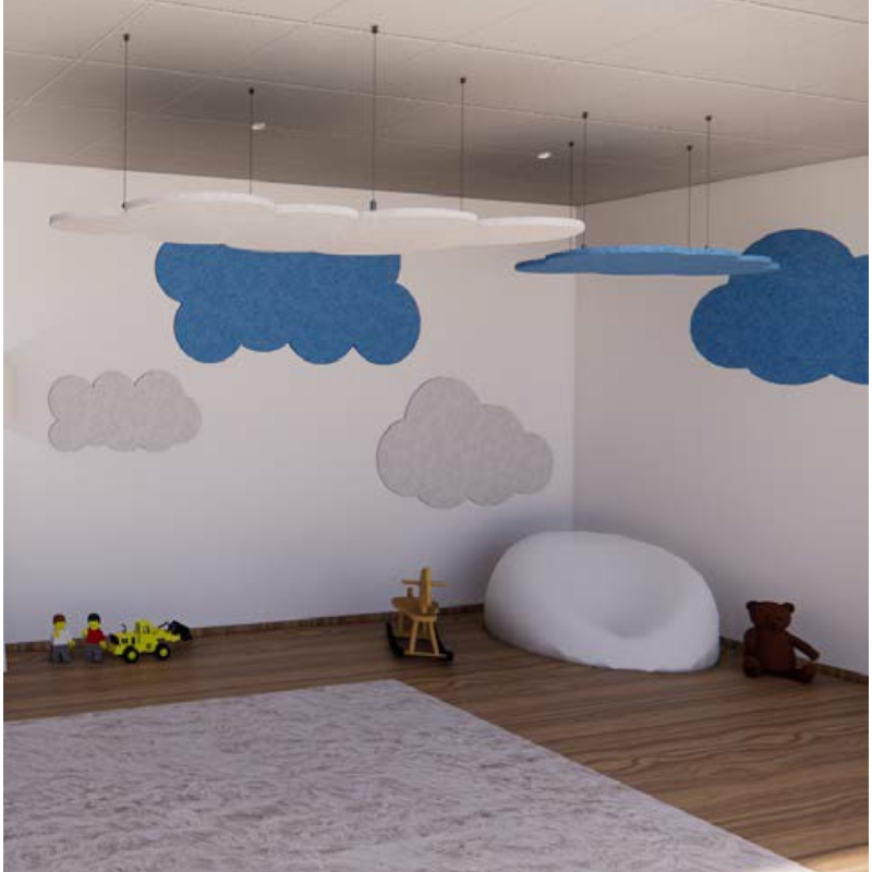 Panneaux acoustiques nuages - Créa'Smart - DIVI Smart