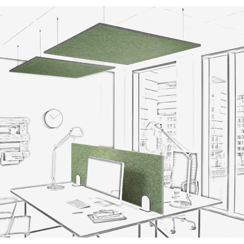 Séparateurs de bureaux acoustiques H 600 mm - DIVI Smart