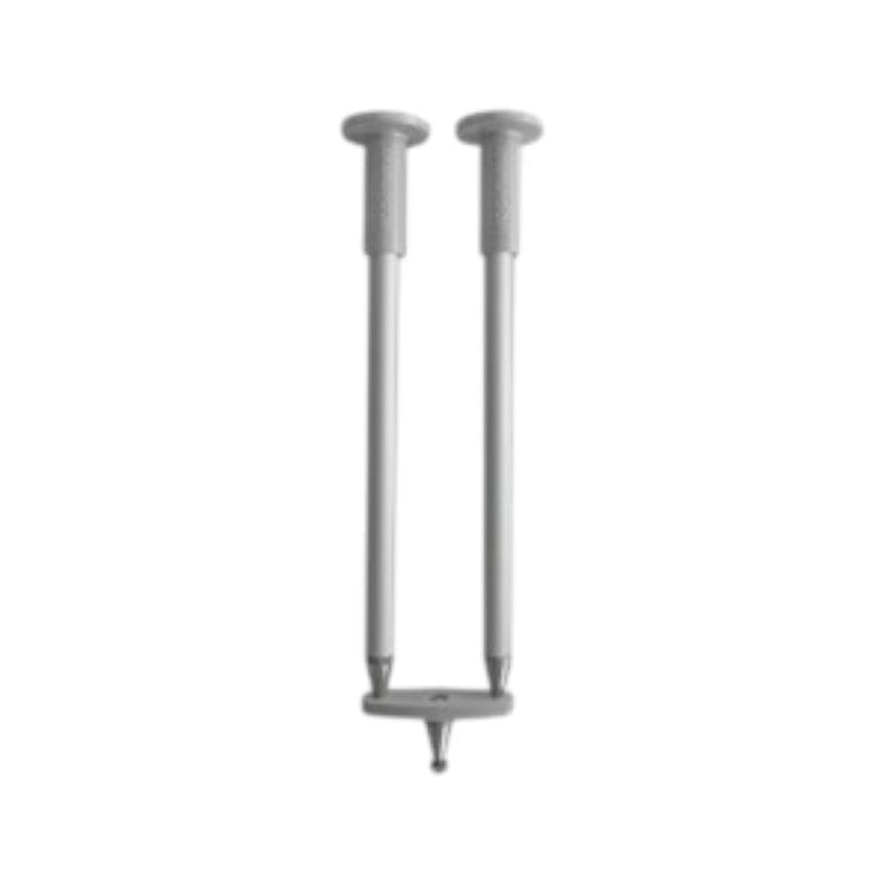 Statif double pour barre RVS - >1m