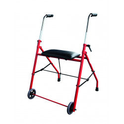 Déambulateur fortissimo à roues, pliant