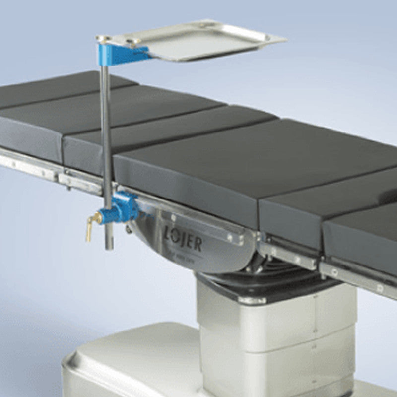 table à instruments pour table de bloc opératoire