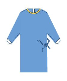 Blouse chirurgicale standard stérile
