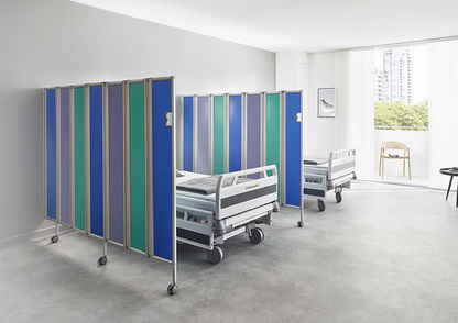 paravent rigide fixation mural pour les hôpitaux les CHU et les cliniques
