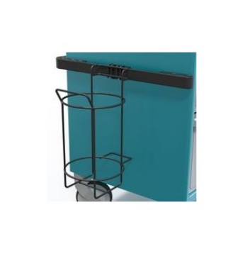 Support bouteille à oxygène pour chariot médical