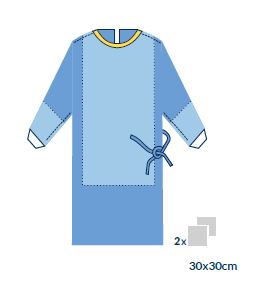 Blouse chirurgicale Stérile STANDARD PLUS