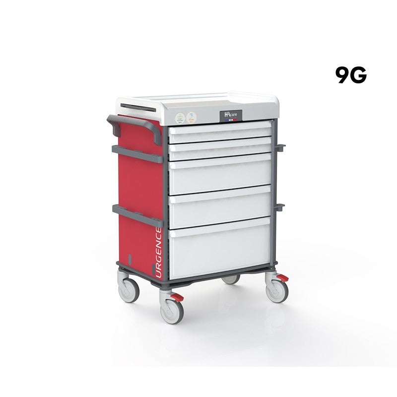 chariot d’urgence pour les hôpitaux et les cliniques