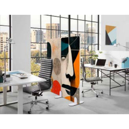 Cloisons Claustra acoustiques imprimées - DIVI Smart ART - 1 battant