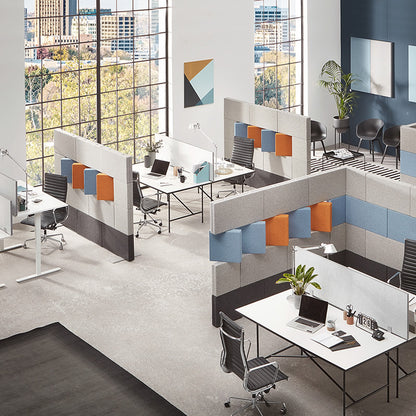 Séparateurs de bureaux acoustiques H 600 mm - DIVI Smart