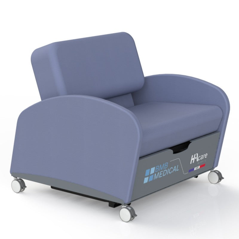 fauteuil lit accompagnant pour CH, CHU, cliniques