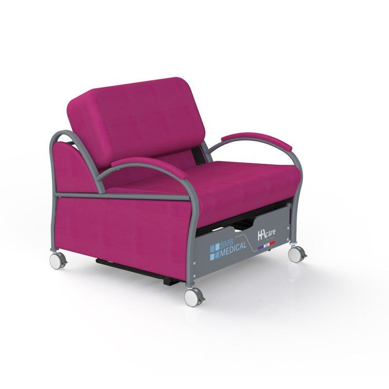 Fauteuil lit accompagnant pour hôpitaux et cliniques