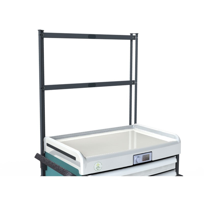 Portique 2 rails pour chariot médical